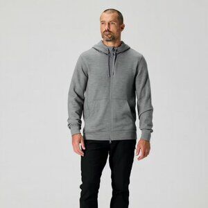 Huckberry PROOF 72-Hour Merino Tech Full Zip Hoodie